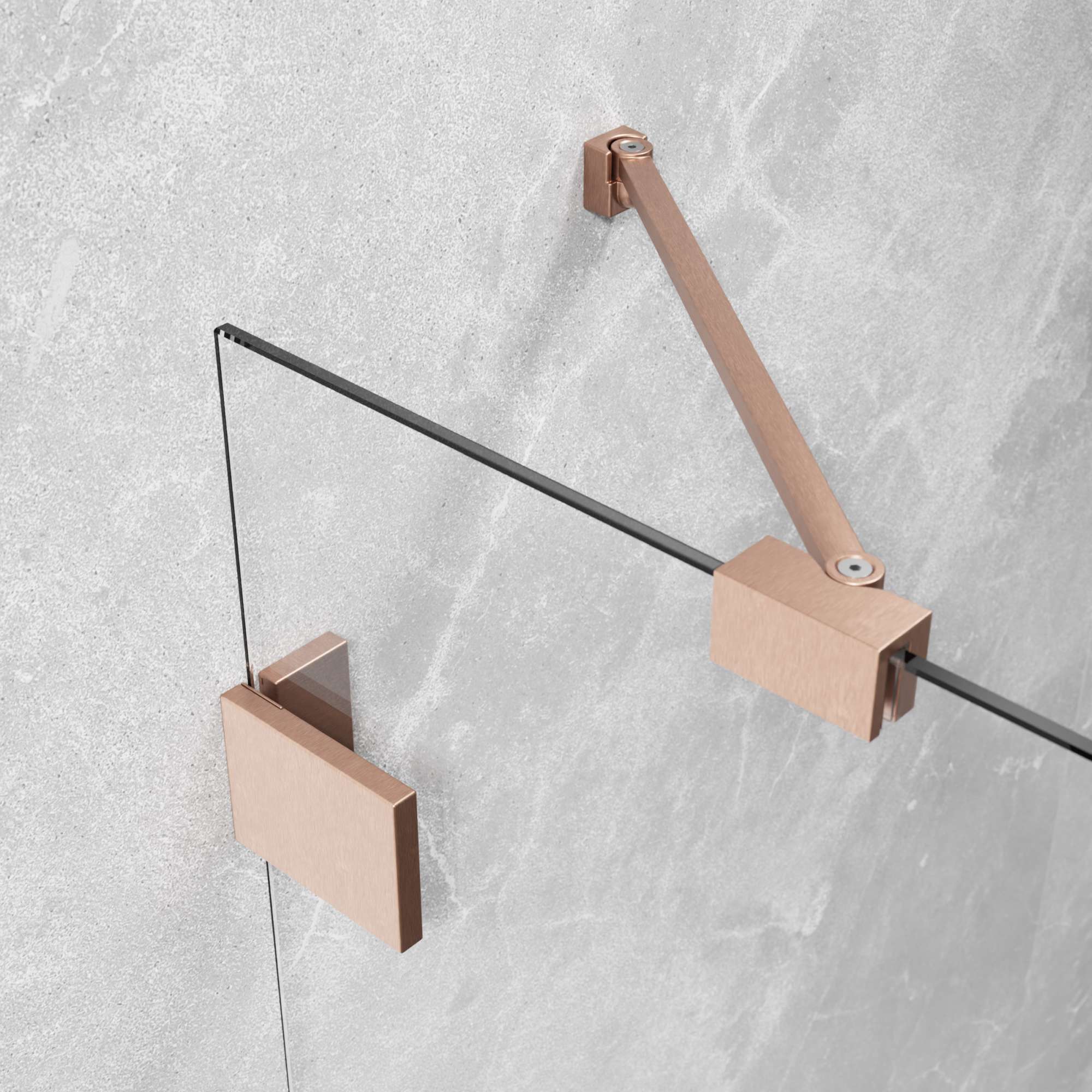 Essenza Pro Brushed Copper - Nagy stabilitást biztosító tartórudak