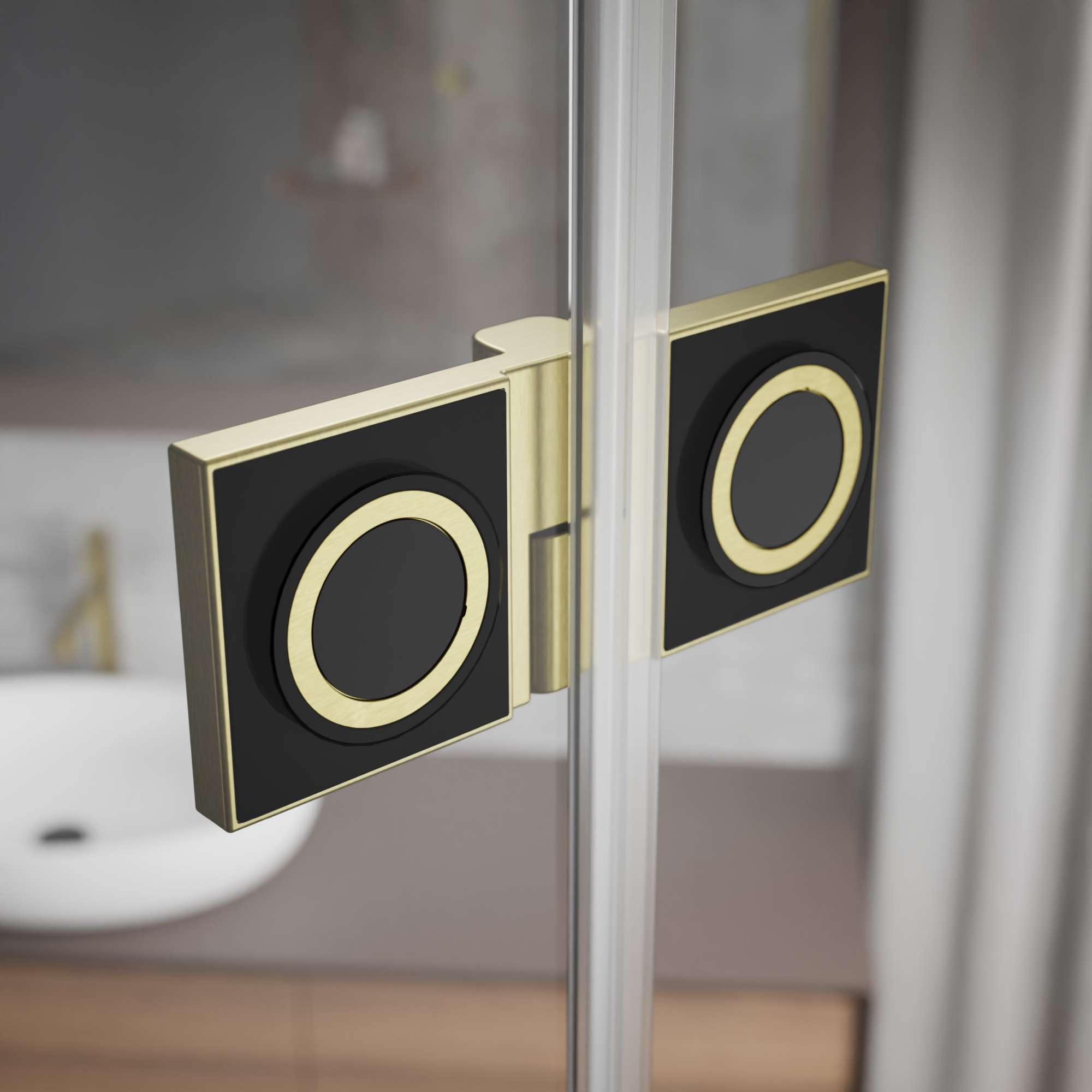 Essenza Pro Brushed Gold - Exkluzív süllyesztett, emelőmechanikás zsanérok