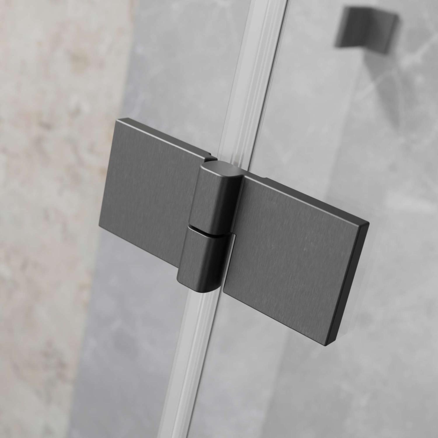 Essenza Pro Brushed GunMetal - Exkluzív süllyesztett, emelőmechanikás zsanérok