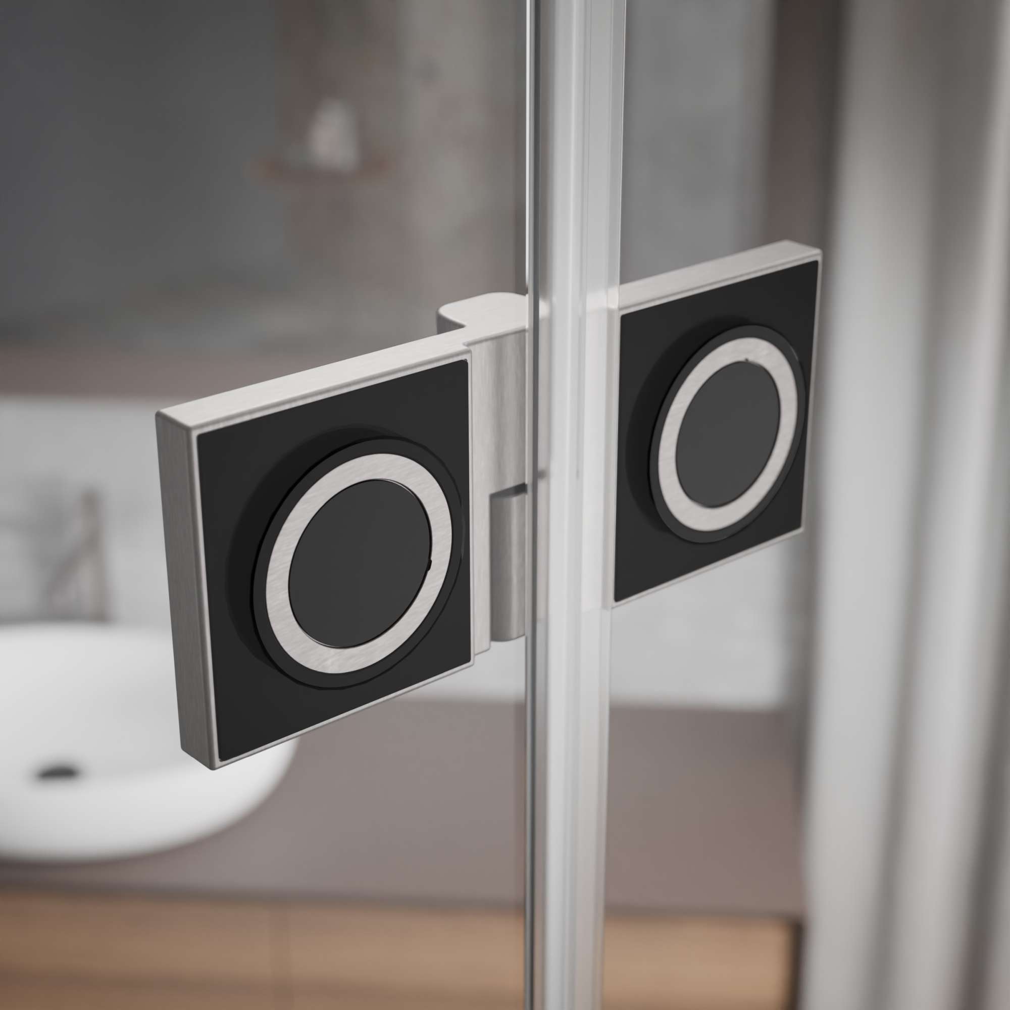 Essenza Pro Brushed Nickel - Exkluzív süllyesztett, emelőmechanikás zsanérok