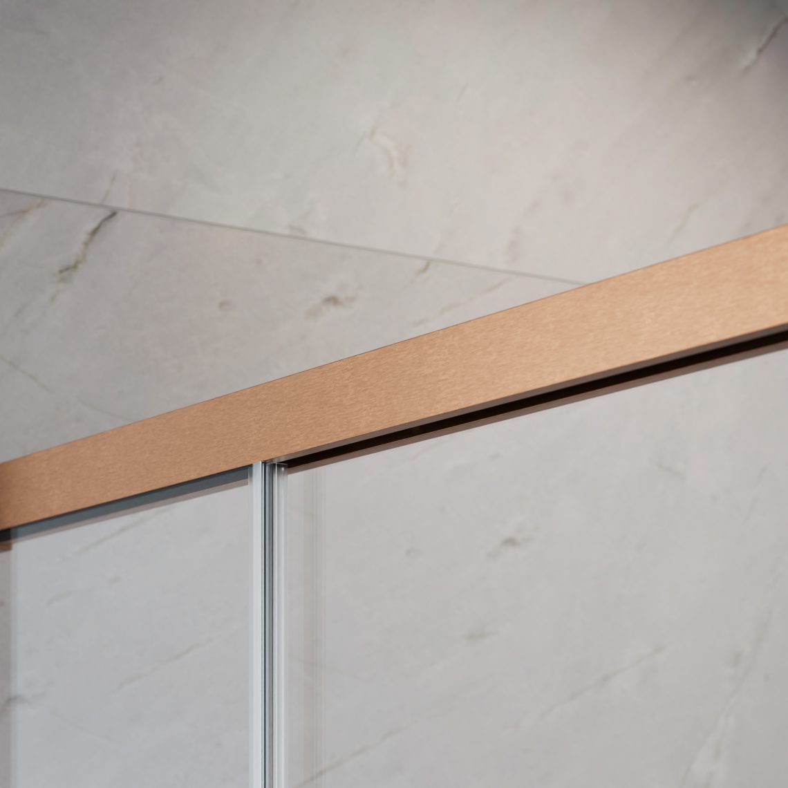 Idea Brushed Copper – Szálcsiszolt réz profil