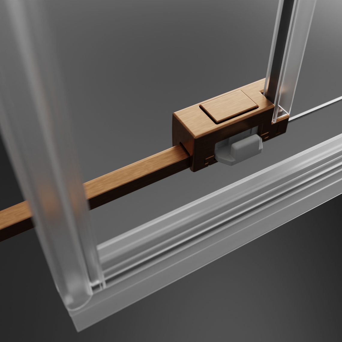 Idea Brushed Copper – Kiakasztható és kiemelhető ajtók a könnyű tisztításért
