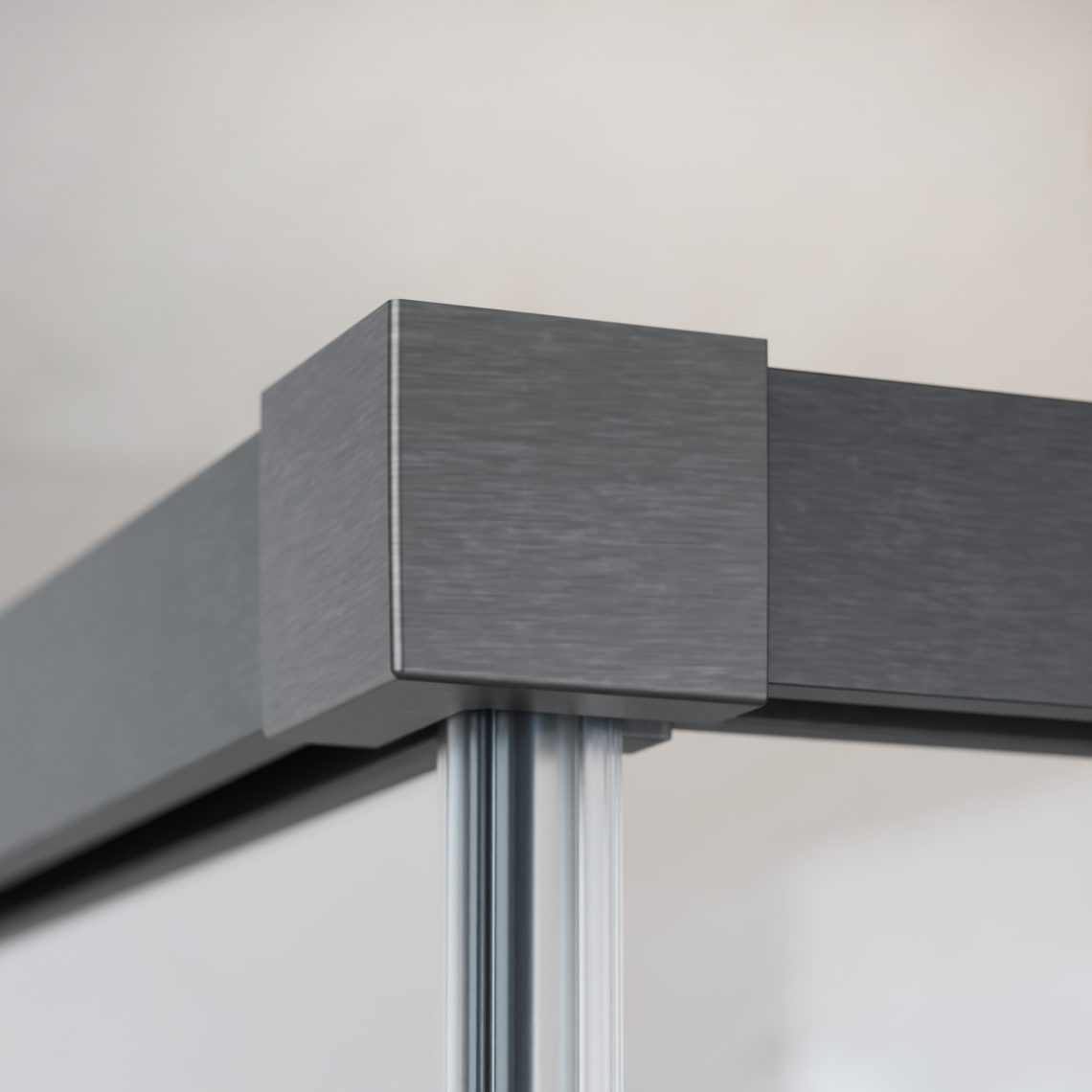 Idea Brushed GunMetal – Tökéletes záródást biztosító mágnes profil