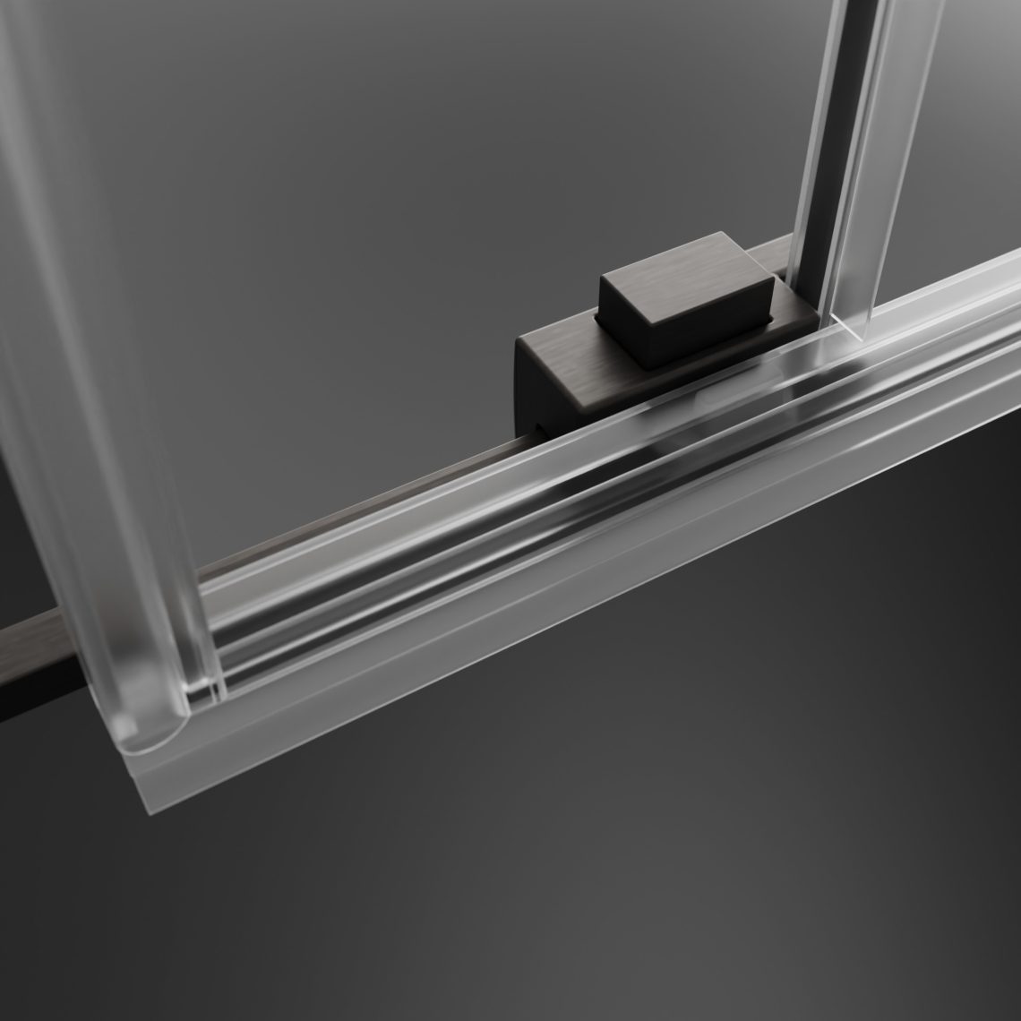 Idea Brushed GunMetal – Kiakasztható és kiemelhető ajtók a könnyű tisztításért