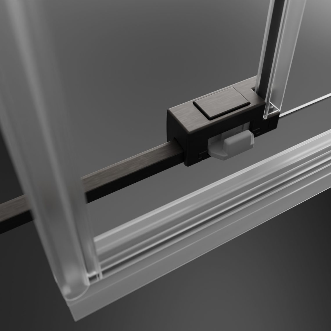 Idea Brushed GunMetal – Kiakasztható és kiemelhető ajtók a könnyű tisztításért