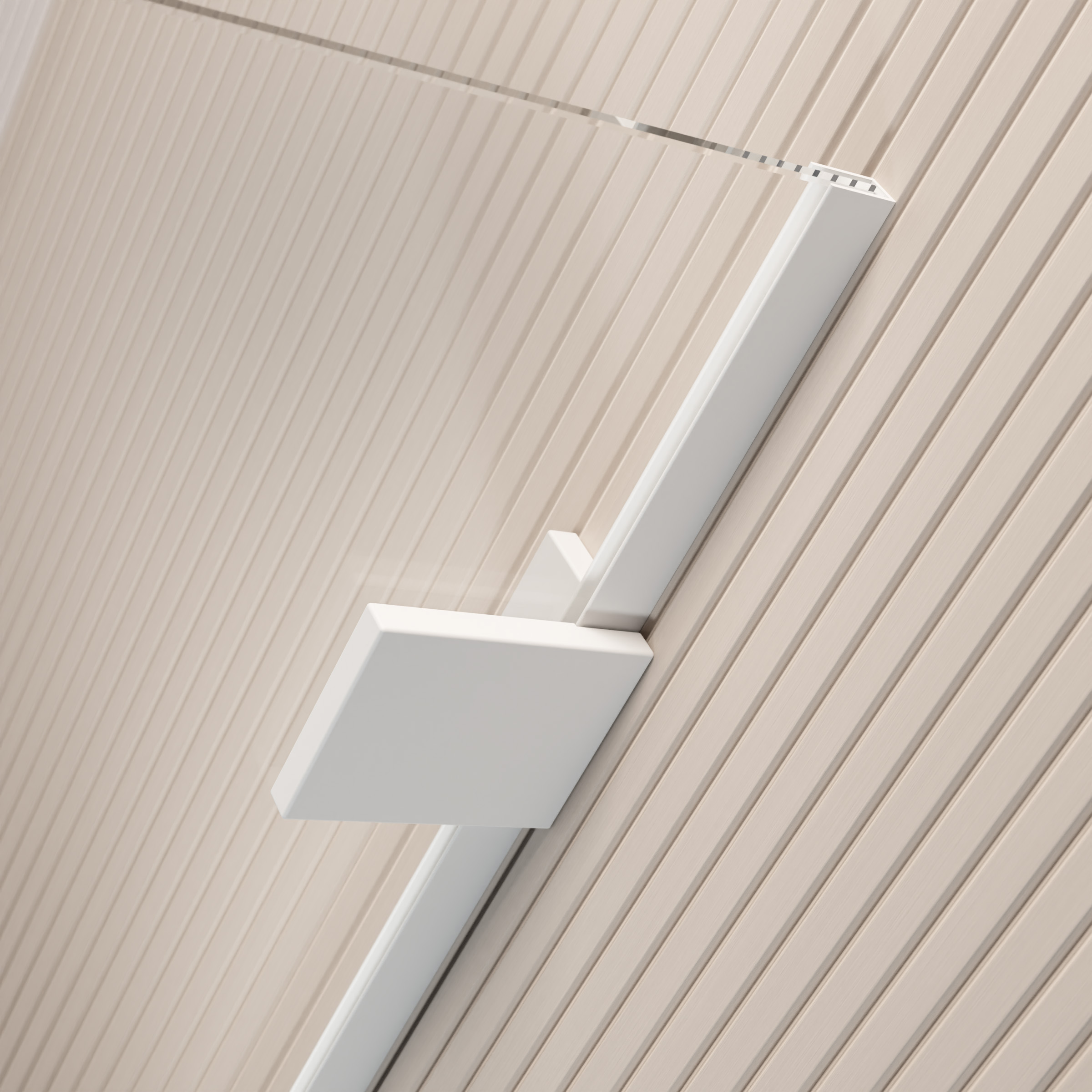 Essenza Pro White – Fehér takaró profil 8 mm-es toleranciával a fali egyenetlenségek eltakarásáért